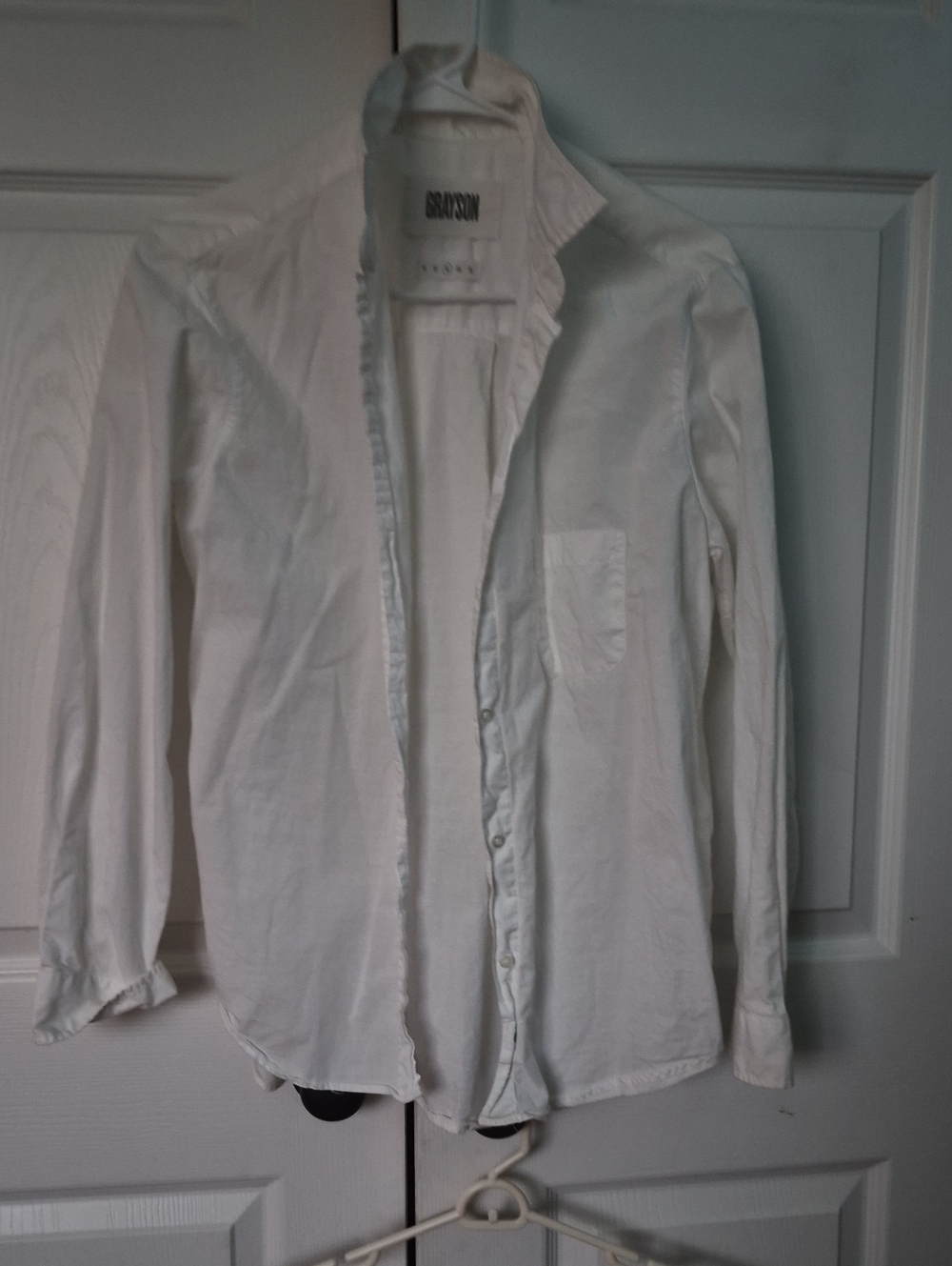 Women's White Button-Front Shirt by Grayson